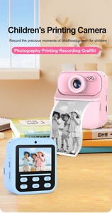 Imprimante photo miniature portable, papier thermique, appareil photo numérique, zoom optique 10x-20x, CMOS Full HD 1080p, selfie pour enfants - Product Image 5