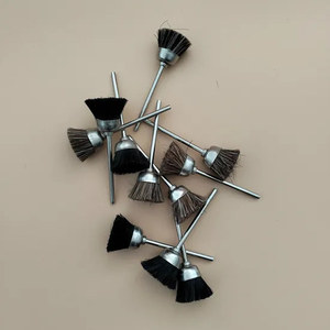 <span class=keywords><strong>Brosse</strong></span> de polissage en <span class=keywords><strong>feutre</strong></span> de coton avec tige en tissu pour le nettoyage des bijoux et du jade - Product Image 3