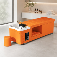 Lit de lavage professionnel pour spa capillaire sans plomberie avec réservoir d'eau pour salon – Aucun plomberie requise
