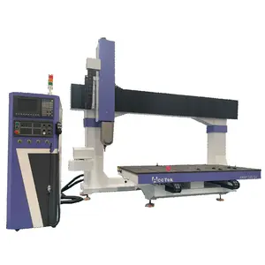 Factory Quality Big Size Woodworking Cnc Router 1325 Wood MDF Door Foam 5 Axis ATC Cnc Milling Machine Price