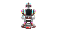 Le robot de marche de luxe du parc d'attractions Huaqin monte le robot de marche de luxe électrique d'enfants à vendre