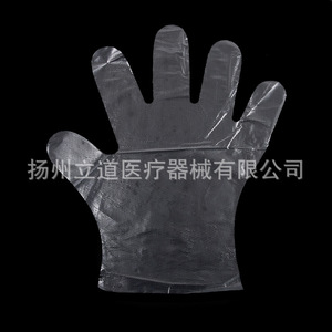 Gants jetables, gants de restauration pour manger du homard et des gâteaux, gants en film PE en gros, gants en film transparent - Product Image 4