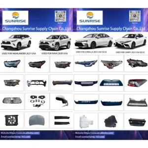 Accessori Auto per 2021 2022 Toyota CAMRY Grille SE XSE paraurti anteriore gruppo griglia superiore nero OEM 53101-06F50 5311106 c50