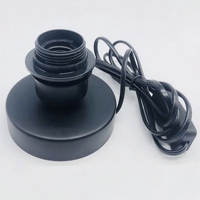 Support de lampe rétro en laiton E26/E27 à vis, double usage plafond et table, éclairage créatif DIY A012