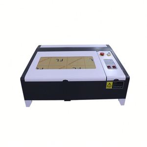 Machine de gravure laser de type portique certifiée CE ISO 40*40cm 40W 50W pour pierre bois LAS DST 3D métal prêt pour l'entrepôt européen - Product Image 1