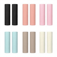 Barre d'haltères à tête plate en silicone avec bord en silicone antidérapant pour hommes, femmes, enfants - Utilisation à domicile, entraînement sportif et fitness