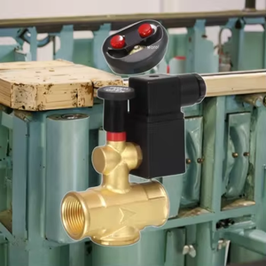 Válvula Solenoide de Seguridad para <span class=keywords><strong>Gas</strong></span> Yongchuang YCM51, Cierre de Emergencia, CA 220v con Interruptor Manual de Anulación - Product Image 3