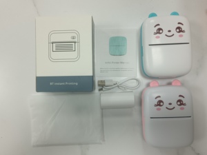 Mini Pocket Photo <strong>Printer</strong> for Kids Wireless Inkless BT Portable Picture Sticker 53MM Thermal <strong>Printer</strong> Gift Idea Stock <strong>Pink</strong>/Blue - Product Image 5