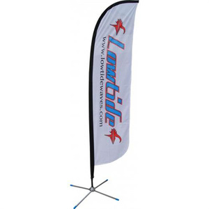 Bandiere Personalizzate a Goccia con Base a Picchetto per Esterni, Bandiere a Piuma per Spiaggia - Product Image 4