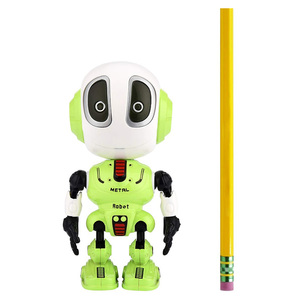 Ghi âm thông minh nói chuyện <span class=keywords><strong>Robot</strong></span> đồ chơi tương tác điều khiển bằng giọng nói Led mắt kim loại hình hành động với điều khiển tiếp xúc cảm biến - Product Image 4