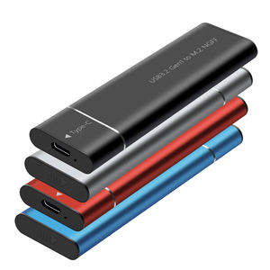 Aluminium M.<span class=keywords><strong>2</strong></span> Solid State Festplatten gehäuse unterstützt NGFF SSD Festplatten gehäuse M2 SATA SSD Case - Product Image 6