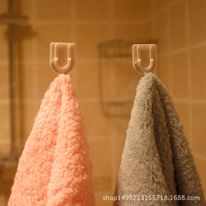 Creative Plastic <b>Hooks</b>, Pack of 6, Residue-Free Adhesive <b>Hooks</b> for Doors and <b>Bathrooms</b>, Creative <b>Bathroom</b> Wall <b>Hooks</b> - Product Image 3