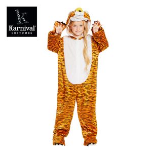 ODM vente entière haute qualité Halloween tigre combinaison unisexe enfants animaux Costume pour Cos Play Performance pour les enfants de tous âges - Product Image 2