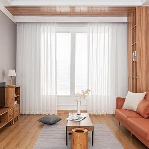Rideaux semi-transparents XinLan blancs non transparents, rideaux filtrant la lumière pour hôtel - Product Image 4