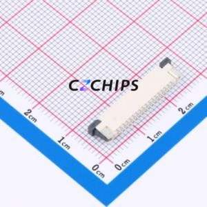 CAX-AFA07-18XCB-H2.5 FFC/FPC Connector SMD,P=1mm,Horizontal Mount Connector Drawer Type Bottom Contact 18P 1mm - Product Image 2