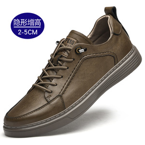 Sneakers plates tendance pour hommes 2026 |   Chaussures en cuir pour hommes, grandes tailles, chaudes, de haute qualité, à enfiler |   Dropshipping - Product Image 5