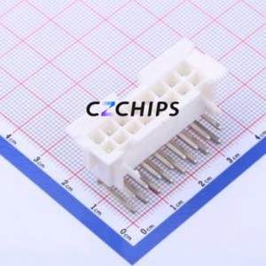 X9357WR-2x08B-N0SN Wire-to-Board Pin Header Bent Lead Through Hole,P=4.2mm Connector 2x8P 4.2mm Right Angle Insert 16P - Product Image 1