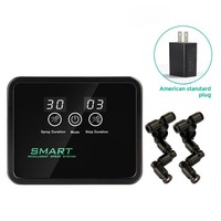 Sistema de Nebulización Ecológico de Alta Calidad para Reptiles, de Plástico ABS Negro, con Temporizador, Rociador Inteligente para Plantas Trepadoras