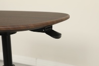 ADA moderne elliptique ergonomique pivotant à 360 ° Table de salon gaz hauteur de levage réglable Console latérale bureau stable