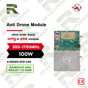 Brouilleur anti-drone 100w 300MHz-1700MHz, large bande, contre-mesure de signal, module anti-FPV - Product Image 1