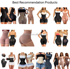 Logotipo personalizado Fajas COLOMBIANA Reductora Post Cirugía Body Shaper con sujetador Faja <span class=keywords><strong>Levanta</strong></span> <span class=keywords><strong>Cola</strong></span> - Product Image 4