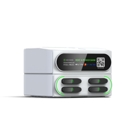 Station d'alimentation portable 4 emplacements 6000 mAh, station de charge rapide, entrée CC POS, chargeur de batterie externe portable pratique pour téléphones (pour la location)