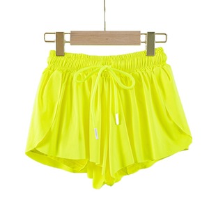 T26457 <span class=keywords><strong>Pantaloncini</strong></span> Fluidi Personalizzabili con Logo 2 in 1 <span class=keywords><strong>a</strong></span> Vita Alta per Donna, Bambina e Ragazza, Ideali per Allenamento, Ciclismo, Corsa, Yoga e Palestra - Product Image 6