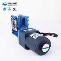 Moteur à courant alternatif à réduction à deux étages 60W 220V couple élevé engrenage à vis sans fin à basse vitesse moteur électrique à engrenage monophasé autobloquant