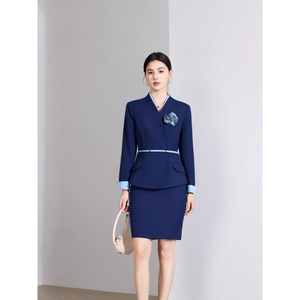 Women's Professional Suit <b>Set</b> Long Sleeve <b>Blazer</b> Trousers Formal Workwear Anti-Wrinkle Worsted Fabric Commute Spring Autumn - Product Image 4