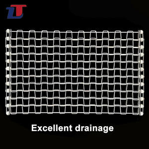 Convoyeur à bande en acier inoxydable haute <span class=keywords><strong>performance</strong></span> pour l'industrie de la boulangerie, avec chauffage uniforme et excellent drainage - Product Image 2