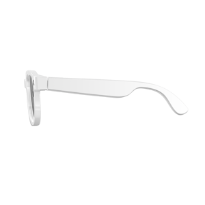 Smart <b>Glasses</b> With Dual <b>Camera</b> Touch Control Plastic Titanium Frame White Color Phone Call Function G1 - Product Image 2