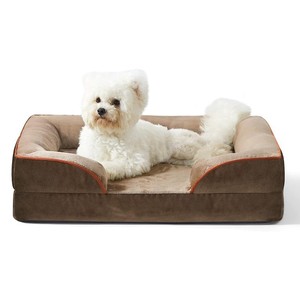Orthopädisches Eierkarton-Schaumstoff-Haustierbett Waschbar Atmungsaktiv für Kleine Mittelgroße Hunde Katzen, Weiches Plüsch-Komfort-Hunde- und Katzenbett - Product Image 4