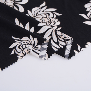 Estampado de flores 100% poliéster <span class=keywords><strong>doble</strong></span> lados de micro interlock ITY tela para tops de verano - Product Image 2