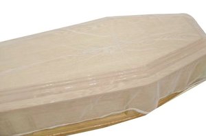 Customed Mesh europeo copertura bara panno pompe <span class=keywords><strong>funebri</strong></span> forniture cadavere copertura ricamo copricapo in tessuto cofanetto - Product Image 4