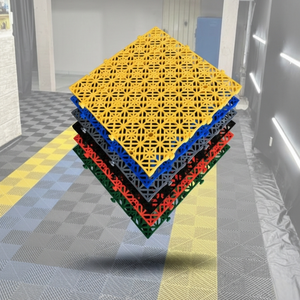 Dalles <span class=keywords><strong>de</strong></span> garage en plastique antidérapantes à emboîtement, idéales <span class=keywords><strong>pour</strong></span> le lavage <span class=keywords><strong>de</strong></span> voitures, le detailing, comme couvercle <span class=keywords><strong>de</strong></span> drainage, écologiques, imperméables, couleur personnalisable - Product Image 1