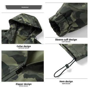 <span class=keywords><strong>Chaqueta</strong></span> de Hombre de Alto Rendimiento, 3 Capas, Resistente al Agua 5000mm, Ropa Táctica para Exteriores, Ropa Profesional para Senderismo, OEM - Product Image 2