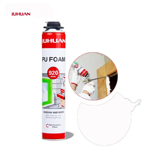 High Quality 750ml PU Foam for Construction Woodworking Transportation Use High Expanding One Part <b>Moisture</b> Cure Adhesive - Product Image 6