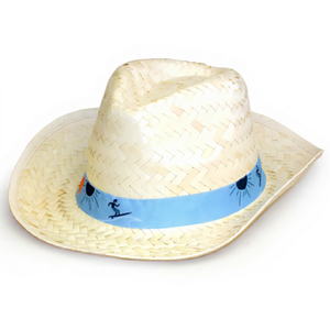100% Natural Floppy <b>Straw</b> <b>Hat</b> with Ribbon & Rope <b>for</b> Unisex Travel-Eco2go Vietnam - Product Image 1