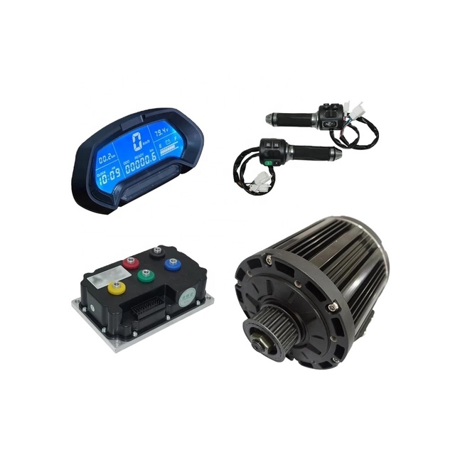 QSMOTOR 3000W Brushless Mid Drive Motor Conversion Kit 138 70H 72V 100KPH Waterproof Speed V1 V2 Sprocket/Belt Design ND72530