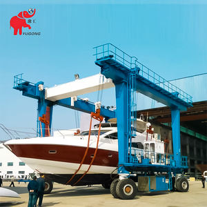 เครนยกเรือยอชท์เคลื่อนที่สำหรับงานหนัก100ton 50ton 30ton เครนยกเรือสำหรับการเดินทางทางทะเลพร้อมส่วนประกอบหลัก - Product Image 2