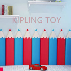 クレヨンデザイン壁パネル壁パディング子供用壁紙幼稚園 - Product Image 5