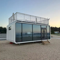 Maison conteneur familiale de qualité supérieure, maison préfabriquée très vendue, capsule spatiale démontable ou assemblée