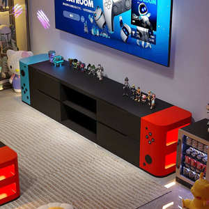 インターネットセレブリティ向け スイッチゲーム機用 テレビキャビネット コーヒーテーブル eスポーツルーム収納 プレイヤー向け 小紅書風 ホーム家具 - Product Image 3