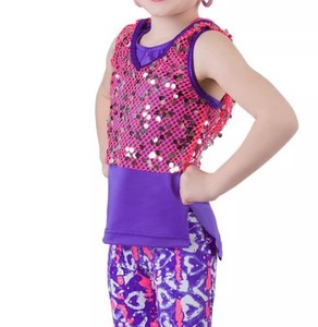 Costumes de danse OEM pantalons longs de sport costumes de danse de rupture veste de sport pour enfants vêtements de danse de rue hip hop lyrique costumes - Product Image 2