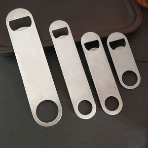 Abrebotellas de acero inoxidable cepillado lijado creativo y moderno al por mayor abridor de cerveza y vino multifuncional personalizable - Product Image 4