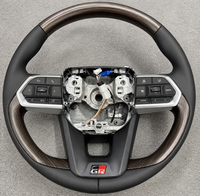Volant sport de luxe en cuir noir piano LC300 pour Land Cruiser, fourni par les fabricants