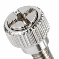 Vis moletée sans outil, bouton de réglage manuel, vis à tête cruciforme pour boîtier d'ordinateur et électronique