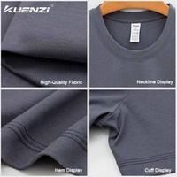 Camiseta de Mujer Kuenzi 20S de Algodón Mercerizado con Nitrógeno Líquido, Personalizada con Logotipo, Cuello Redondo, Manga Corta, 100% Algodón, 180GSM