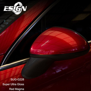 Super Ultra Gloss Red Magma Economical <b>Car</b> Wrap Vinyl <b>PET</b> Color-Changing Anti-Scratch Protective <b>Car</b> <b>Cover</b> Film Body <b>Car</b> Films - Product Image 6