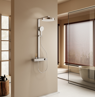 Nouvelle Collection 2026 : Colonne de Douche Murale 3 Voies en Laiton avec Robinet Cascade et Ensemble de Douche Monocommande – Douceur et Efficacité